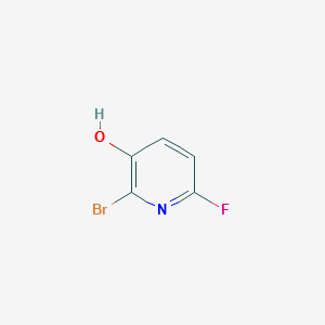 2-BroMo-6-fluoropyridin-3-ol structure, CAS 1256822-94-2