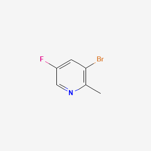 3-BroMo-5-fluoro-2-Methyl-pyridine structure, CAS 1211542-29-8