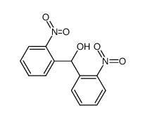 Benzenemethanol, 2-nitro-α-(2-nitrophenyl)- structure, CAS 36661-36-6