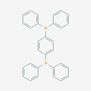 1,4-Bis(diphenylhydrosilyl)benzene structure, CAS 3520-15-8