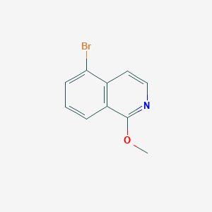 5-BROMO-1-METHOXYISOQUINOLINE structure, CAS 1354222-28-8