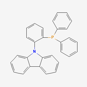 9-[2-(Diphenylphosphino)phenyl]-9H-carbazole structure, CAS 1308652-67-6