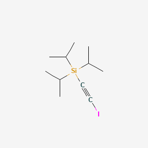 (iodoethynyl)triisopropylsilane structure, CAS 160481-43-6