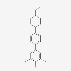 4'-(4-Ethylcyclohexyl)-3, 4, 5-trifluorobiphenyl (Related Reference) structure, CAS 137019-94-4