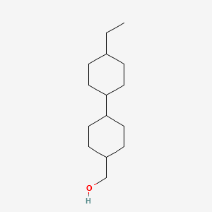 2(trans,trans)-4'-ethyl-[1,1'-Bicyclohexyl]-4-methanol structure, CAS 88416-93-7