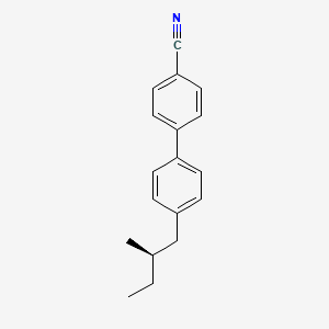 4'-[(2R)-2-Methylbutyl]-[1,1'-biphenyl]-4-carbonitrile structure, CAS 114884-45-6