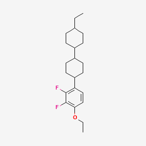 TRANS,TRANS-4''-(4-ETHOXY-2,3-DIFLUORO-PHENYL)-4-ETHYL-BICYCLOHEXYL structure, CAS 253199-08-5