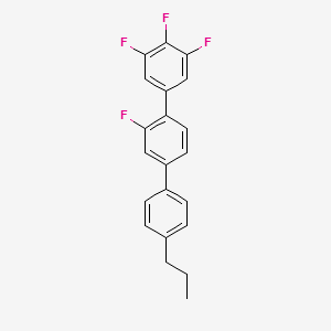 1,1':4',1''-TERPHENYL,2',3,4,5-TETRAFLUORO-4''-PROPYL structure, CAS 205806-87-7