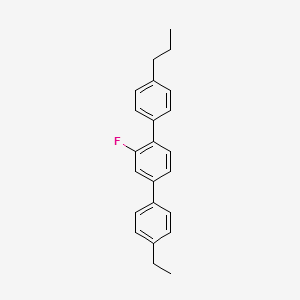 1,1':4',1''-Terphenyl, 4''-ethyl-2'-fluoro-4-propyl- structure, CAS 95759-44-7