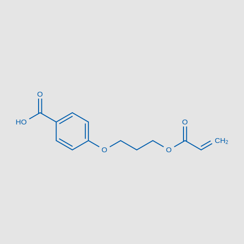 4-(3-ACRYLOYLOXY-N-PROP-1-YLOXY)BENZOIC ACID structure, CAS 245349-46-6