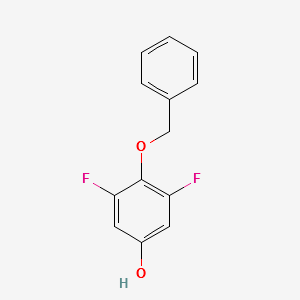4-Benzyloxy-3,5-difluorophenol structure, CAS 99045-19-9