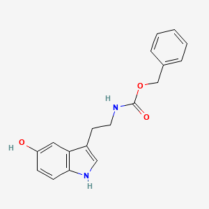 benzyl N-[2-(5-hydroxy-1H-indol-3-yl)ethyl]carbamate structure, CAS 53157-50-9