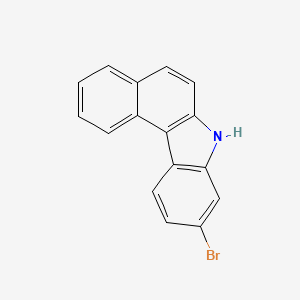 9-broMo-7H-benzo[c]carbazole structure, CAS 1357572-66-7