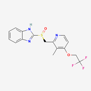 (S)-Lansoprazole structure, CAS 138530-95-7