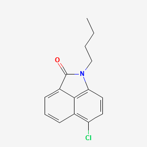 Benz[cd]indol-2(1H)-one, 1-butyl-6-chloro- structure, CAS 303099-56-1