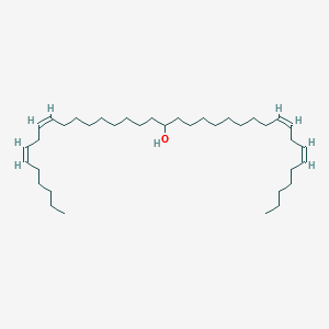 6,9,28,31-Heptatriacontatetraen-19-ol, (6Z,9Z,28Z,31Z)- structure, CAS 1169768-28-8