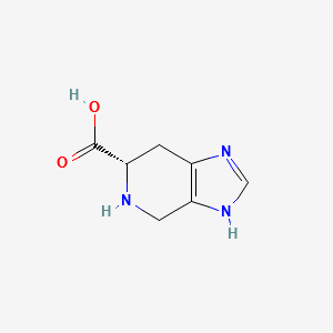 L-4,5,6,7-TETRAHYDRO-1H-IMIDAZO[4,5-C]PYRIDINE-6-CARBOXYLIC ACID structure, CAS 59981-63-4