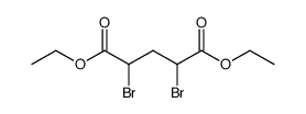diethyl 2,4-dibromopentanedioate structure, CAS 870-78-0