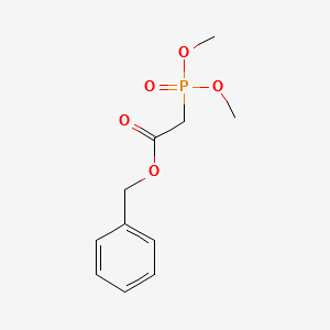 BENZYL DIMETHYL PHOSPHONOACETATE structure, CAS 57443-18-2