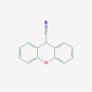 XANTHENE-9-CARBONITRILE structure, CAS 85554-24-1