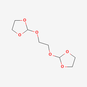 1,3-Dioxolane, 2,2'-[1,2-ethanediylbis(oxy)]bis- structure, CAS 4544-19-8
