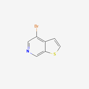 4-bromothieno[2,3-c]pyridine structure, CAS 1296224-08-2