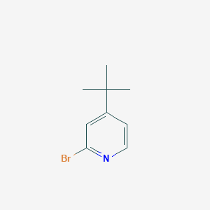 2-Bromo-4-(tert-butyl)pyridine structure, CAS 50488-34-1