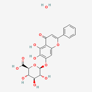 BAICALIN HYDRATE structure, CAS 206752-33-2