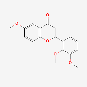 6,2',3'-Trimethoxyflavanone structure, CAS 79786-41-7