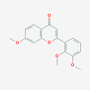 7,2',3'-Trimethoxyflavanone structure, CAS 80710-39-0
