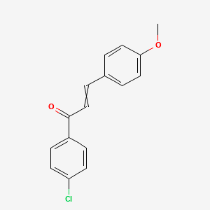 4'-Chloro-4-methoxychalcone structure, CAS 6552-63-2
