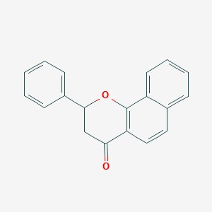 alpha-Naphthoflavanone structure, CAS 6051-86-1