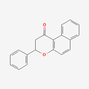 beta Naphthoflavanone structure, CAS 2860-03-9