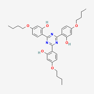2,4,6-Tris(2Hydroxy-4Butoxyphengl)-1,3,5-Triazine structure, CAS 3135-19-1