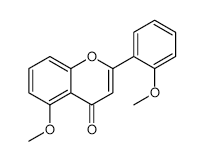 5,2'-Dimethoxy flavone structure, CAS 6697-62-7
