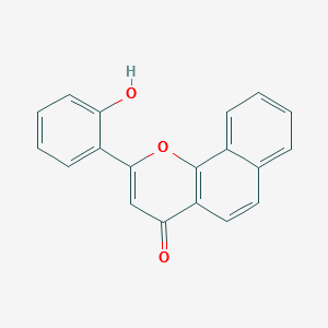 2'-Hydroxy-alpha-naphtho flavone structure, CAS 125574-17-6