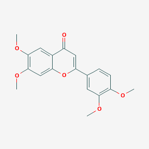 6,7,3',4'-Tetra methoxy flavone structure, CAS 76622-27-0