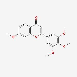 7,3',4',5'-Tetra methoxy flavone structure, CAS 3044-57-3