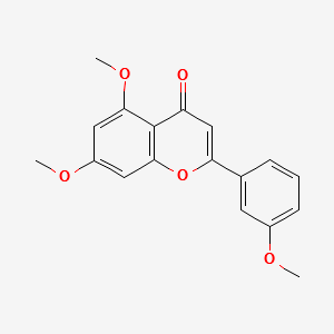 5,7,3'-Tri methoxy flavone structure, CAS 103430-01-9