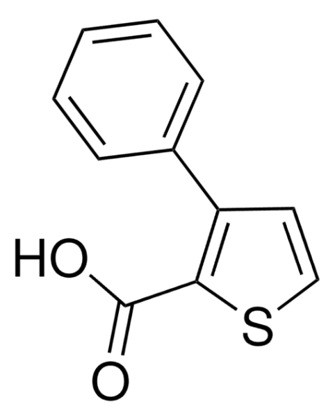 3-PHENYLTHIOPHENE-2-CARBOXYLIC ACID structure, CAS 10341-88-5