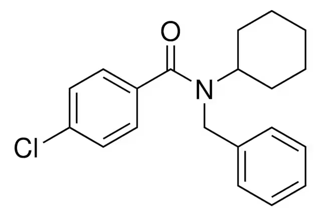 N-benzyl-4-chloro-N-cyclohexylbenzaMide structure, CAS 945714-67-0