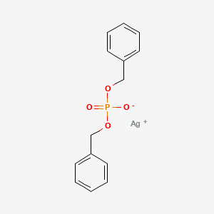 dibenzyl phosphate, silver salt structure, CAS 50651-75-7