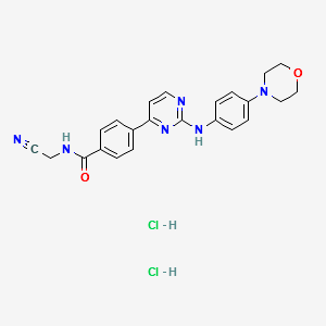 Momelotinib Dihydrochloride structure, CAS 1380317-28-1