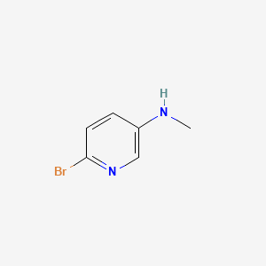 6-BROMO-N-METHYLPYRIDIN-3-AMINE structure, CAS 1022641-52-6