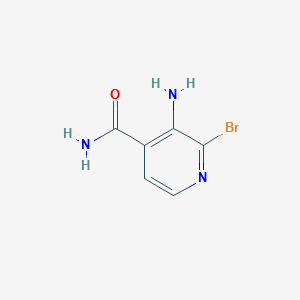 3-AMINO-2-BROMOPYRIDINE-4-CARBOXAMIDE structure, CAS 2A-1190759