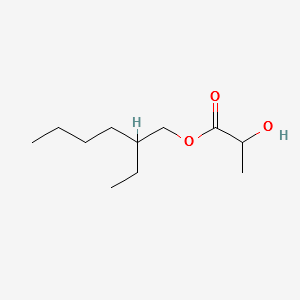 Ethylhexyl lactate structure, CAS 6283-86-9
