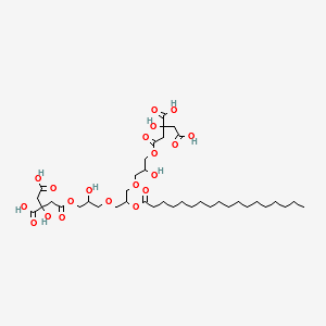 Polyglyceryl-3 Dicitrate Stearate structure, CAS 2305042-67-3
