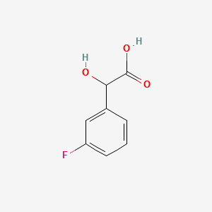 3-Fluoro mandelic acid structure, CAS 395-05-1