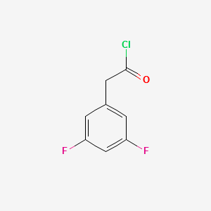 2-(3,5-DIFLUOROPHENYL)ETHANOYL CHLORIDE structure, CAS 157033-24-4
