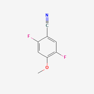 2,5-DIFLUORO-4-METHOXYBENZONITRILE structure, CAS 1007605-44-8
